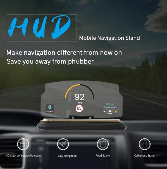 Bestuurders-Heads-Up Smartphone Display (HUD) - Best Solid Hardware