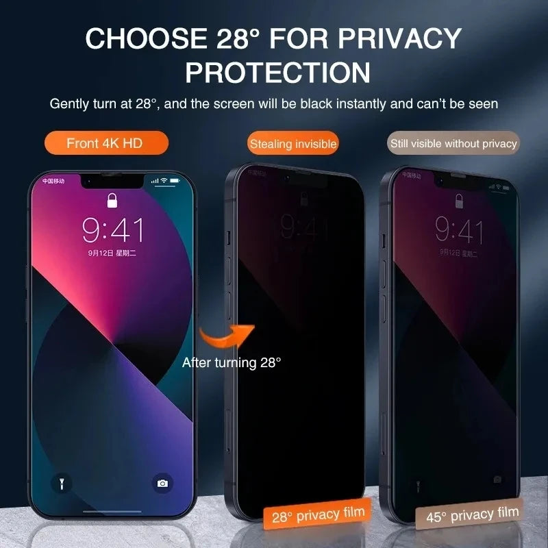 Privacy Screen Protector voor iPhone 14 en 15 - Best Solid Hardware